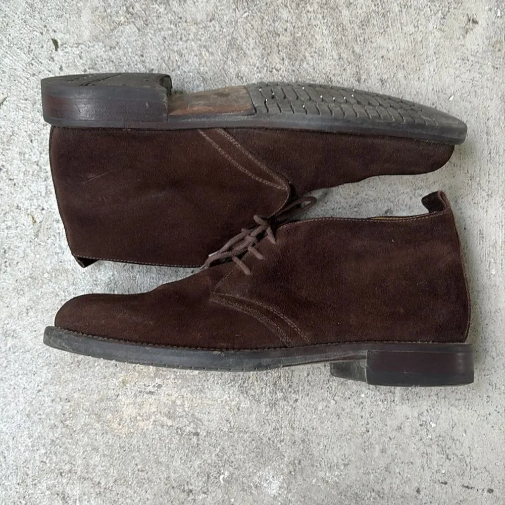 Bally Robik Chukka suede lace ups